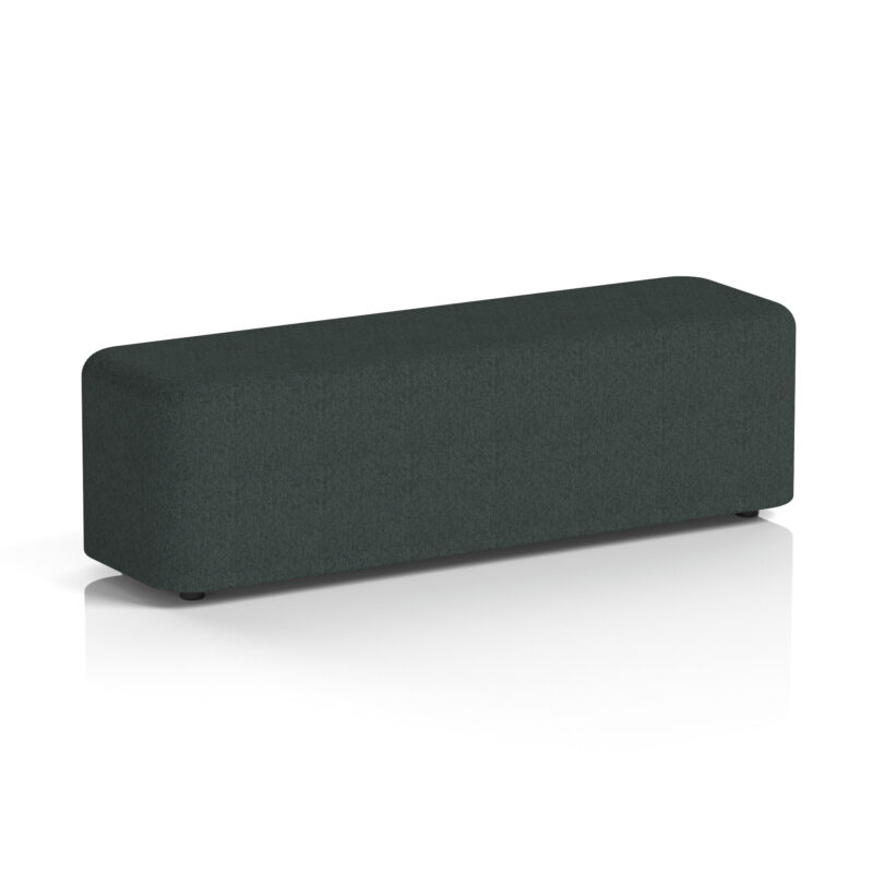harlestone rectangular stool in single tone