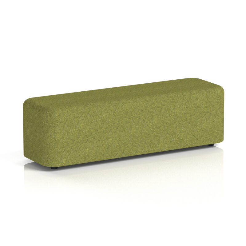 harlestone rectangular stool in single tone