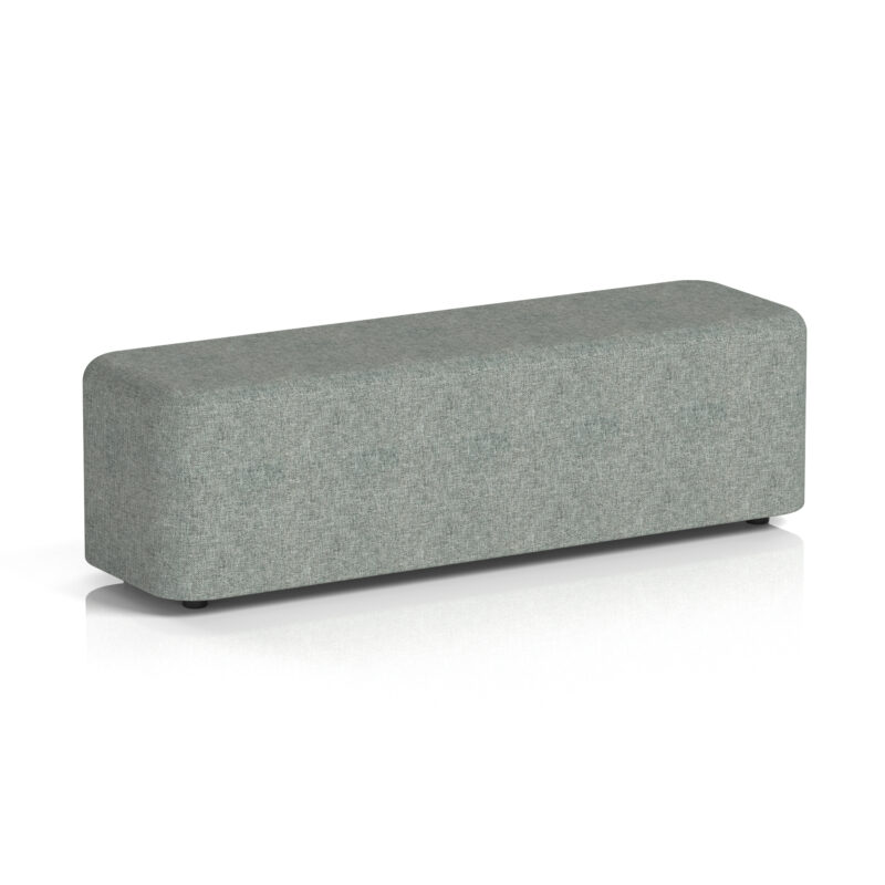 harlestone rectangular stool in single tone
