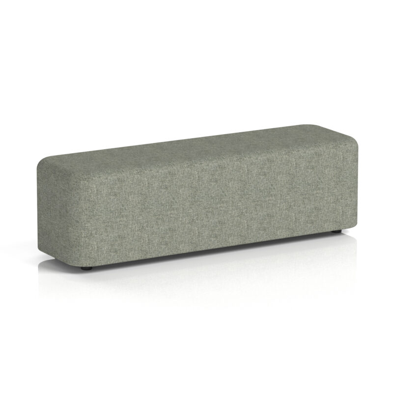 harlestone rectangular stool in single tone