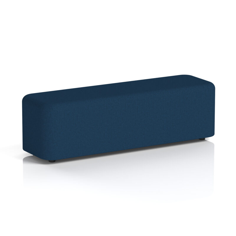 harlestone rectangular stool in single tone