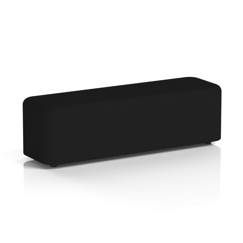 harlestone rectangular stool in single tone