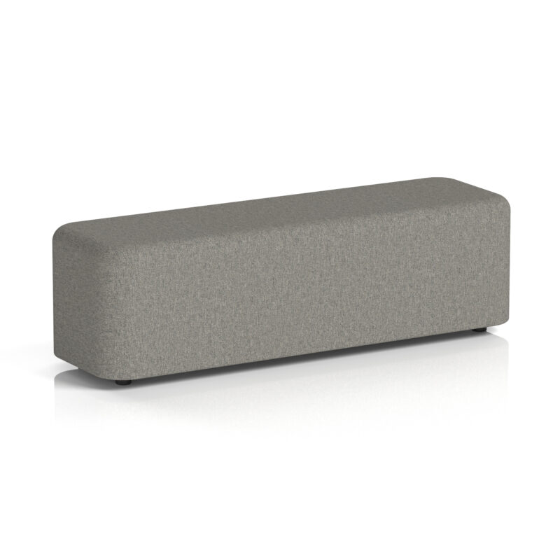 harlestone rectangular stool in single tone