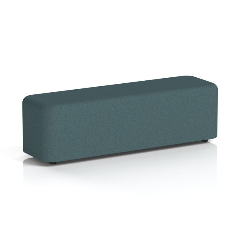 harlestone rectangular stool in single tone