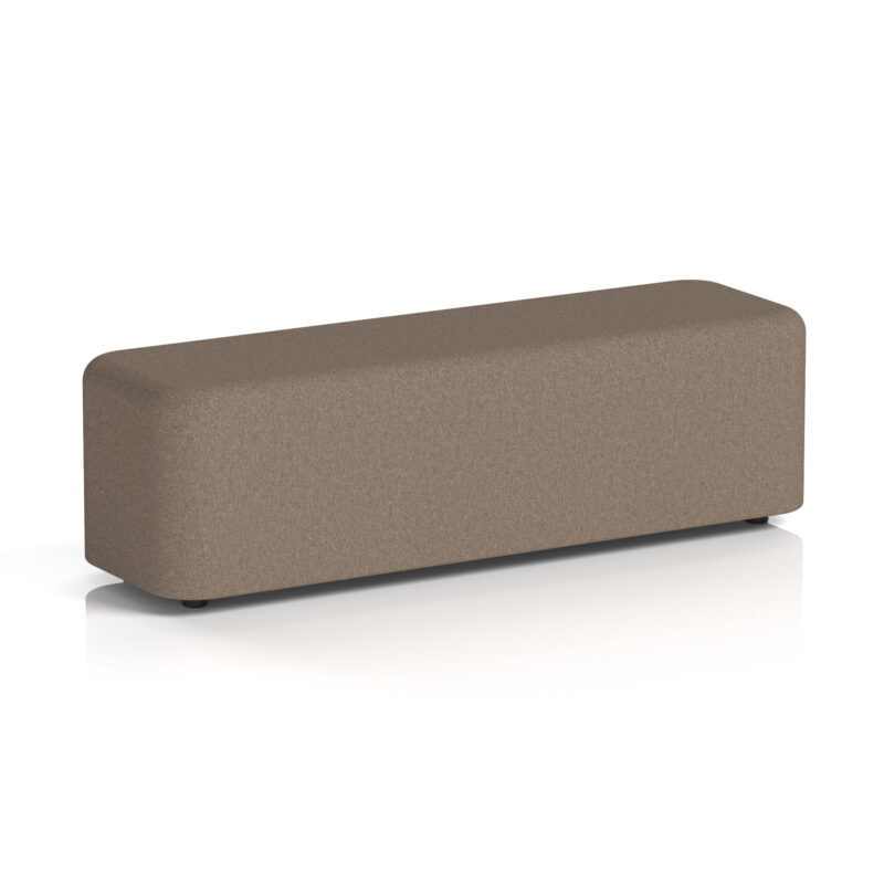 harlestone rectangular stool in single tone
