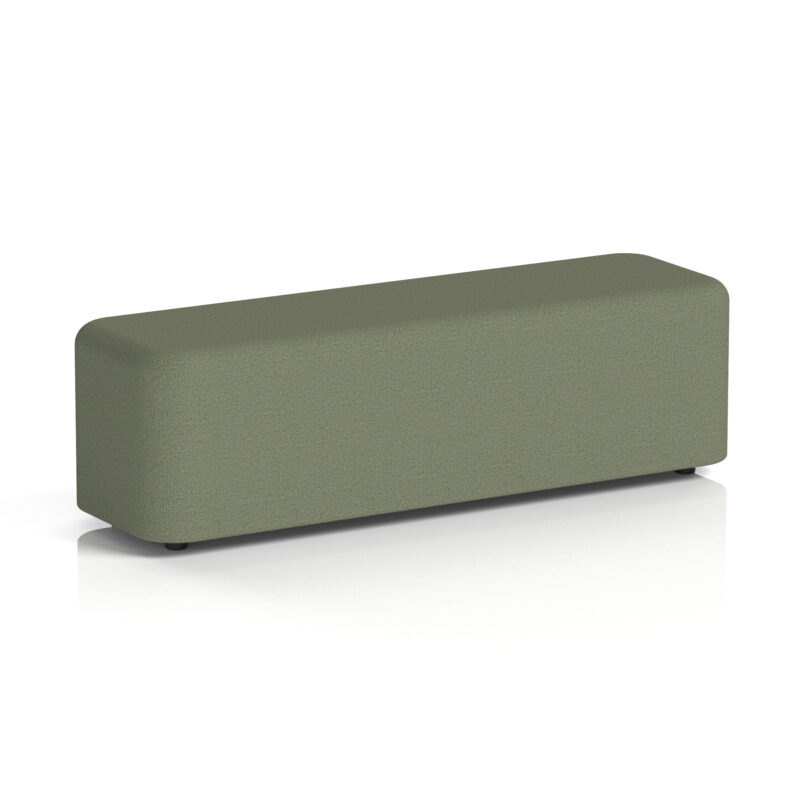harlestone rectangular stool in single tone