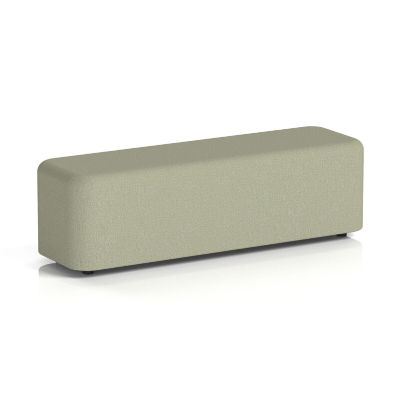 harlestone rectangular stool in single tone