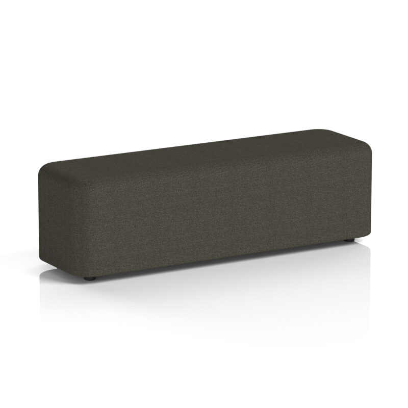 harlestone rectangular stool in single tone