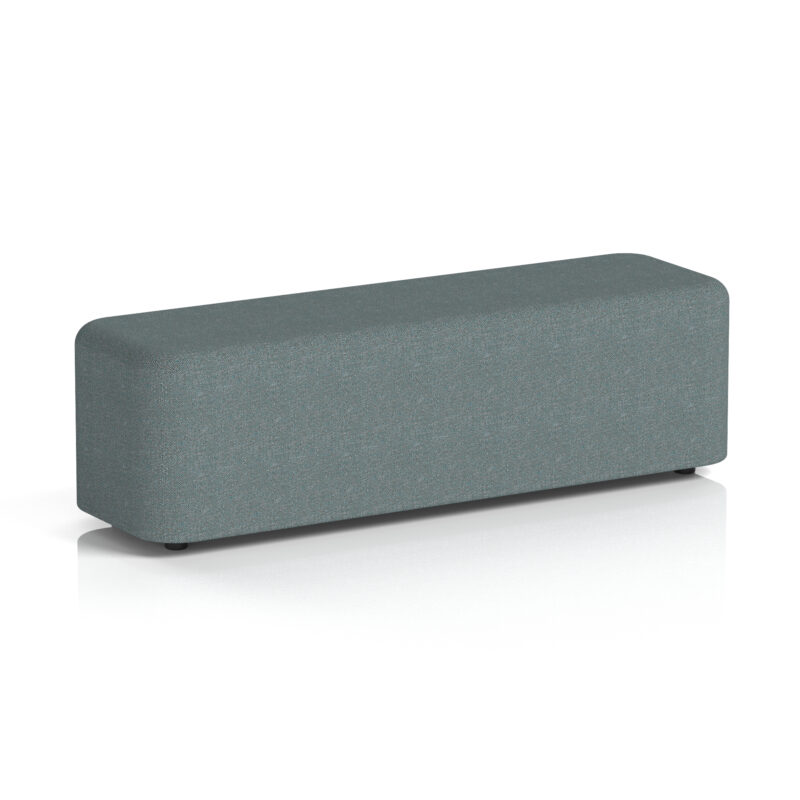 harlestone rectangular stool in single tone