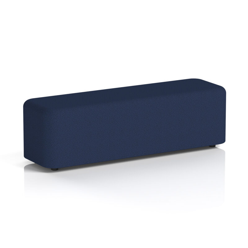 harlestone rectangular stool in single tone