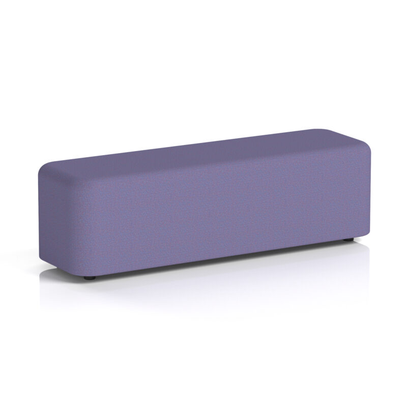harlestone rectangular stool in single tone
