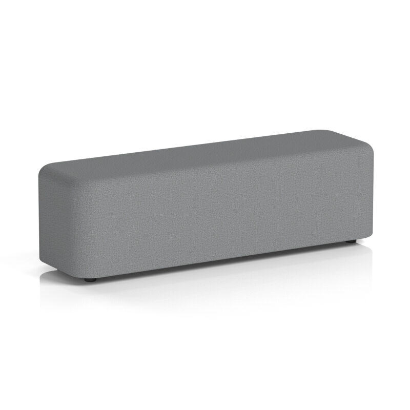 harlestone rectangular stool in single tone