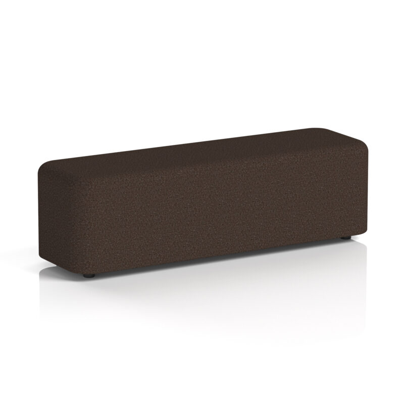 harlestone rectangular stool in single tone