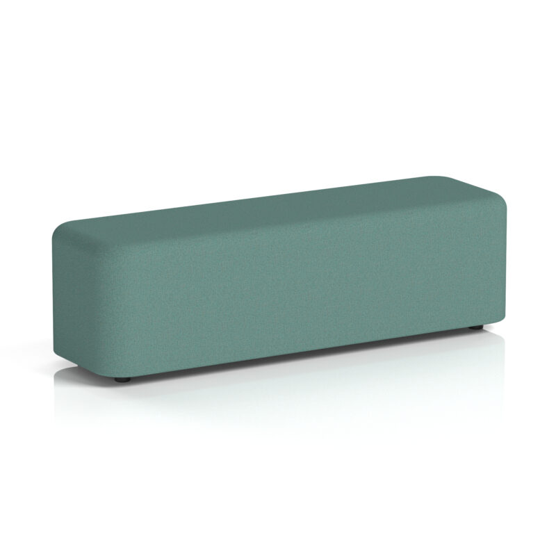 harlestone rectangular stool in single tone