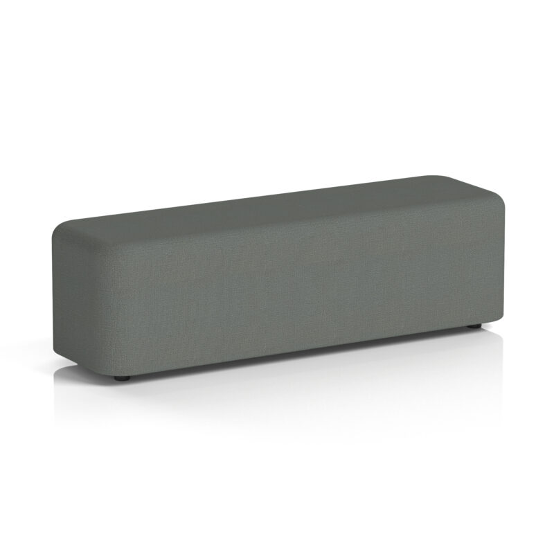 harlestone rectangular stool in single tone