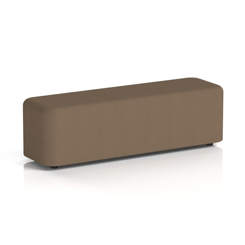 harlestone rectangular stool in single tone