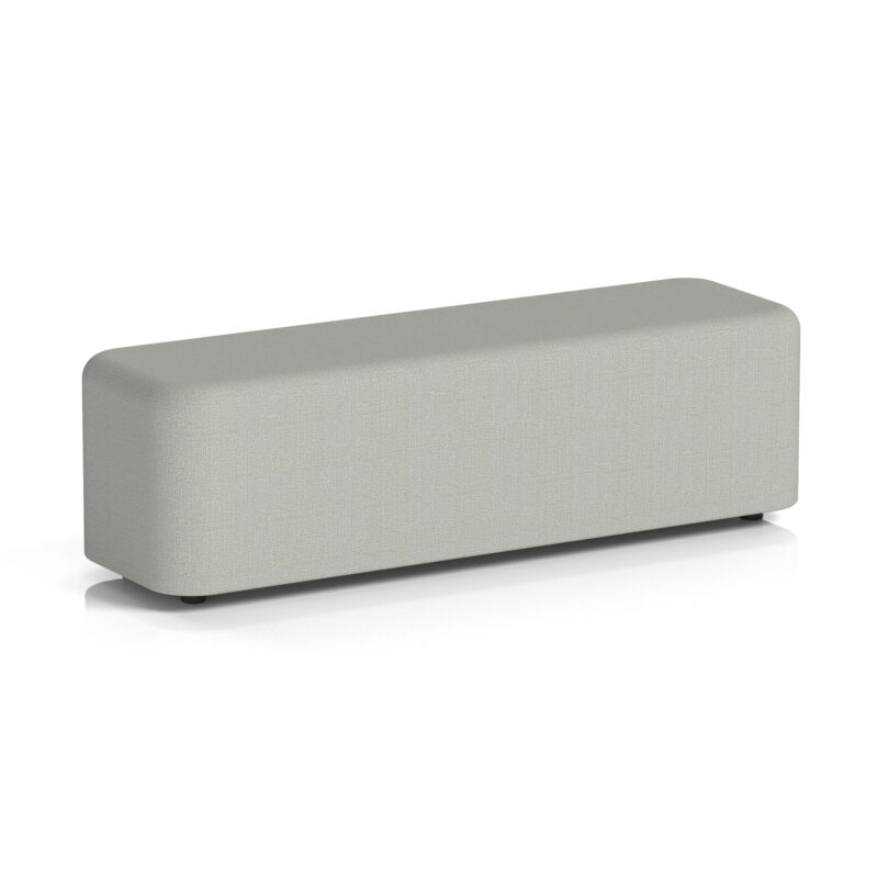 harlestone rectangular stool in single tone