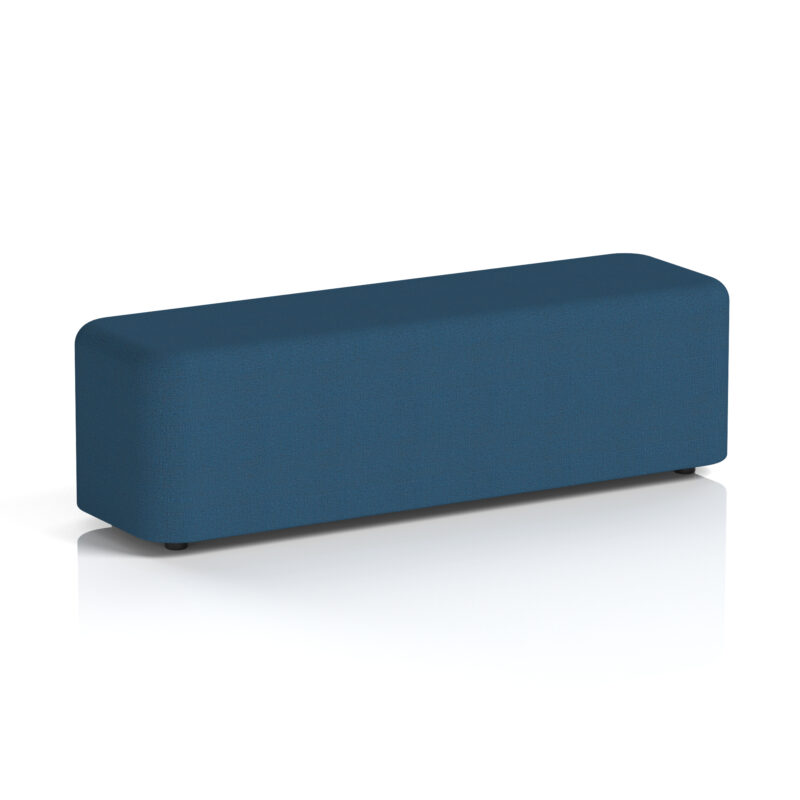 harlestone rectangular stool in single tone
