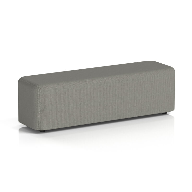 harlestone rectangular stool in single tone