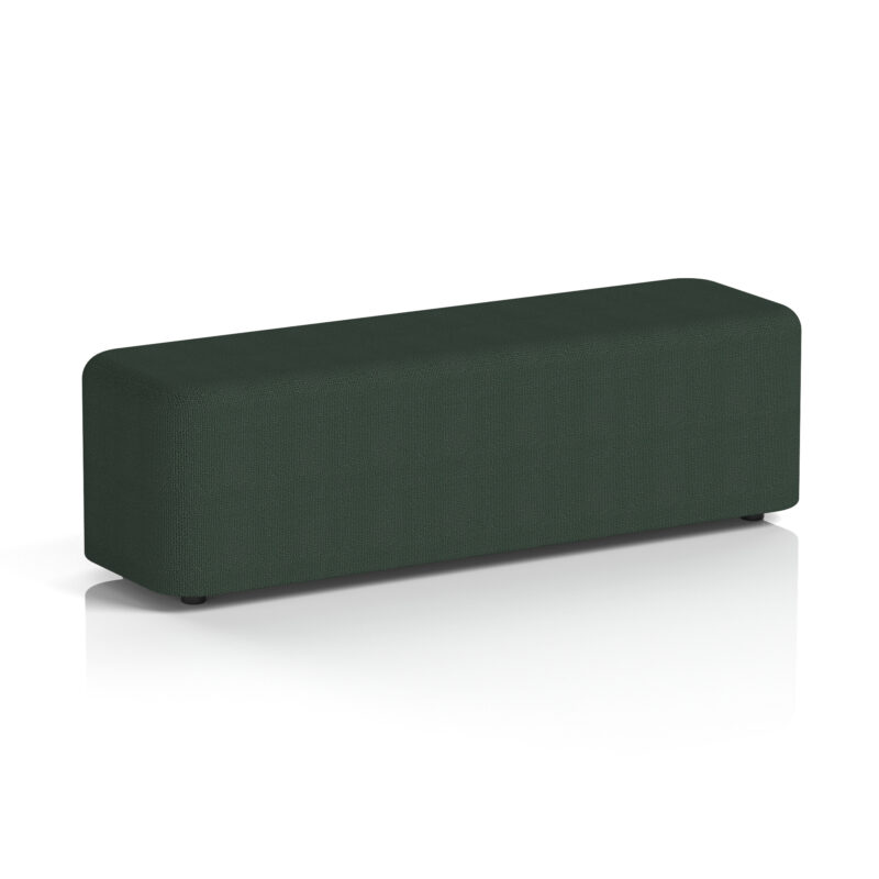 harlestone rectangular stool in single tone