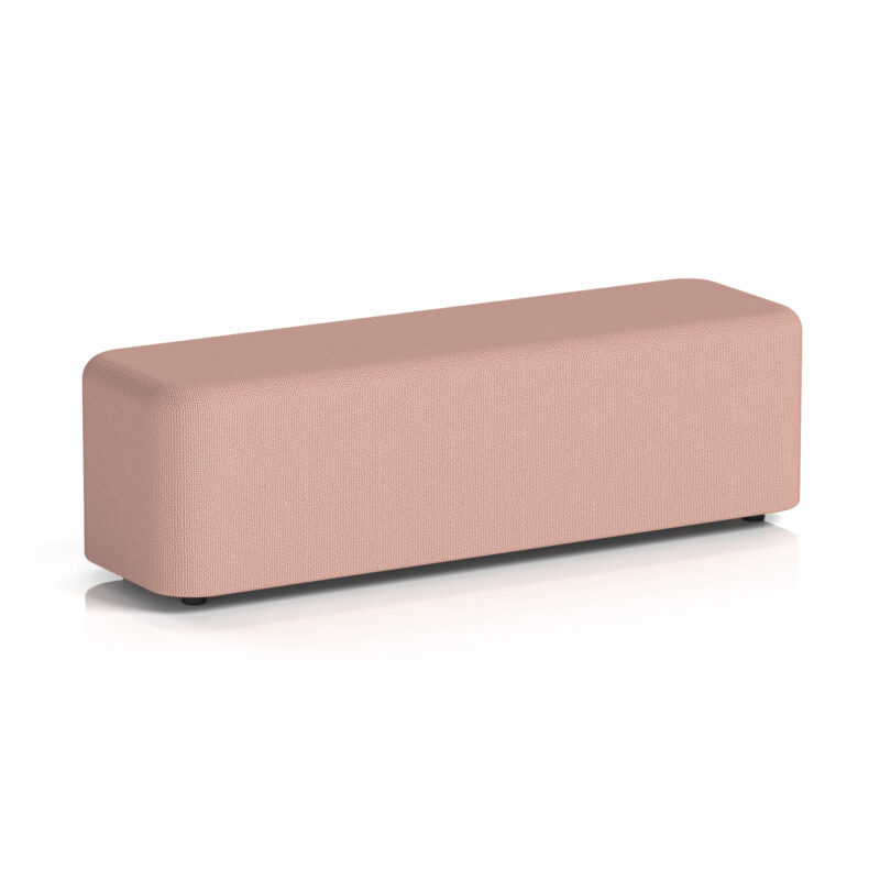 harlestone rectangular stool in single tone