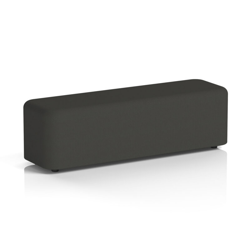 harlestone rectangular stool in single tone