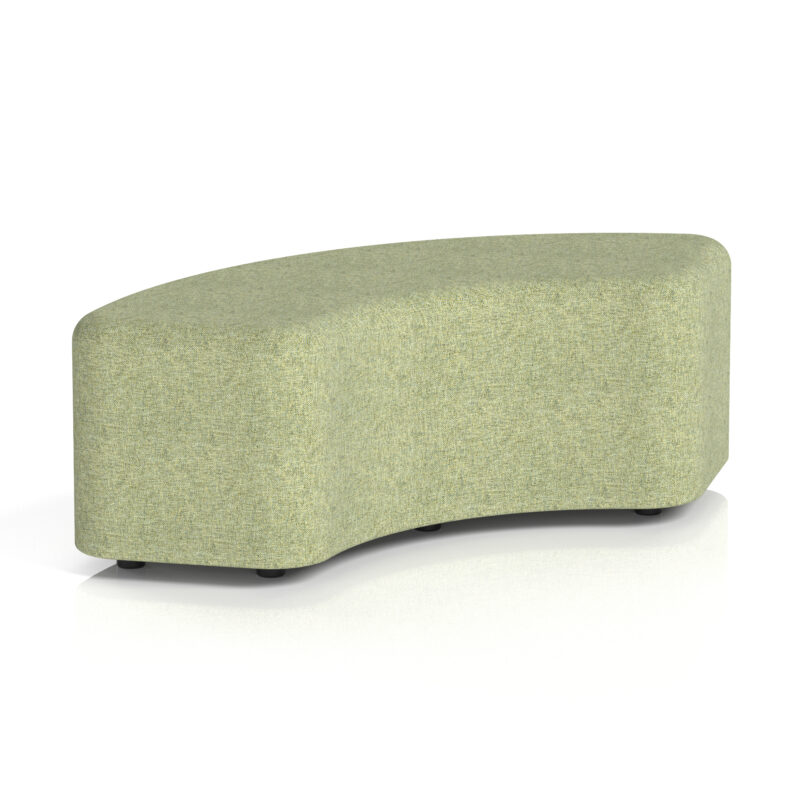 harlestone curved stool in single tone