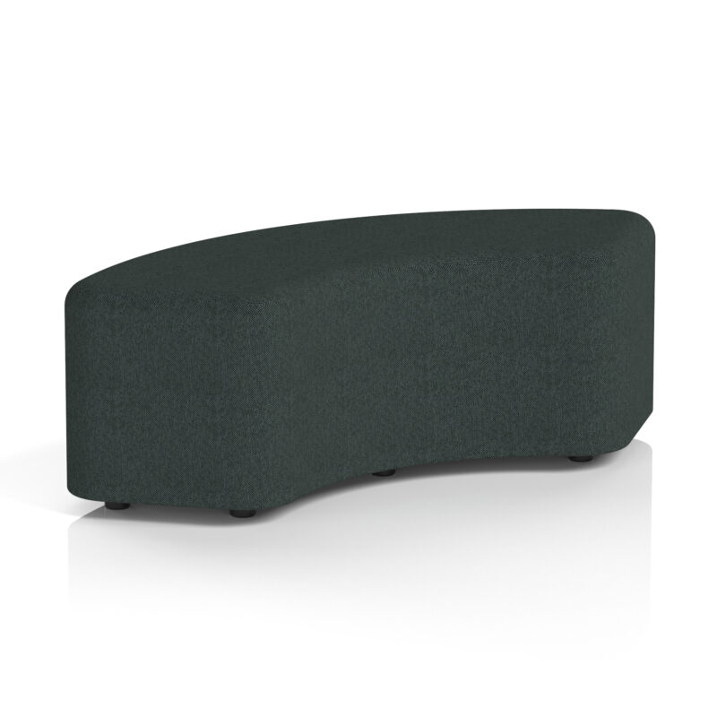 harlestone curved stool in single tone