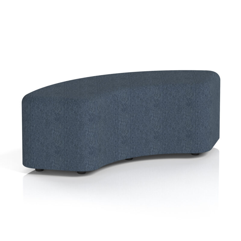 harlestone curved stool in single tone