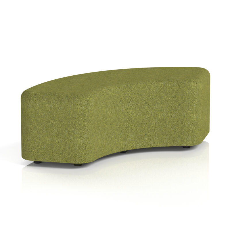 harlestone curved stool in single tone
