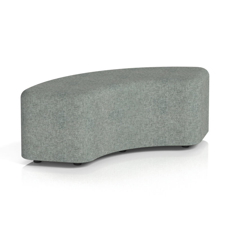 harlestone curved stool in single tone