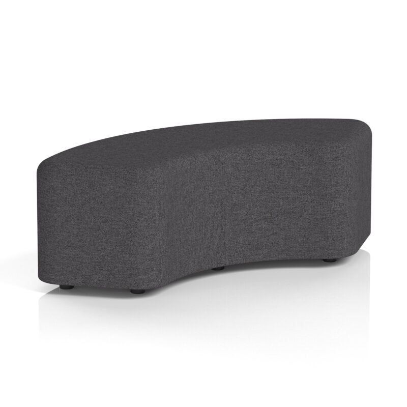 harlestone curved stool in single tone