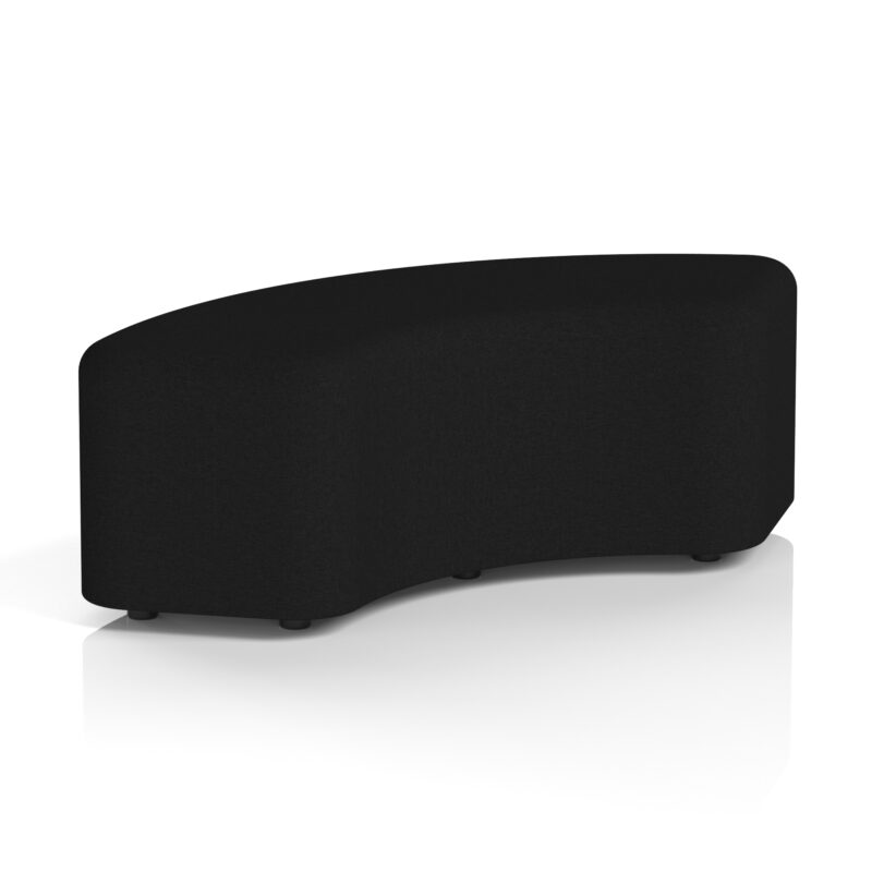 harlestone curved stool in single tone