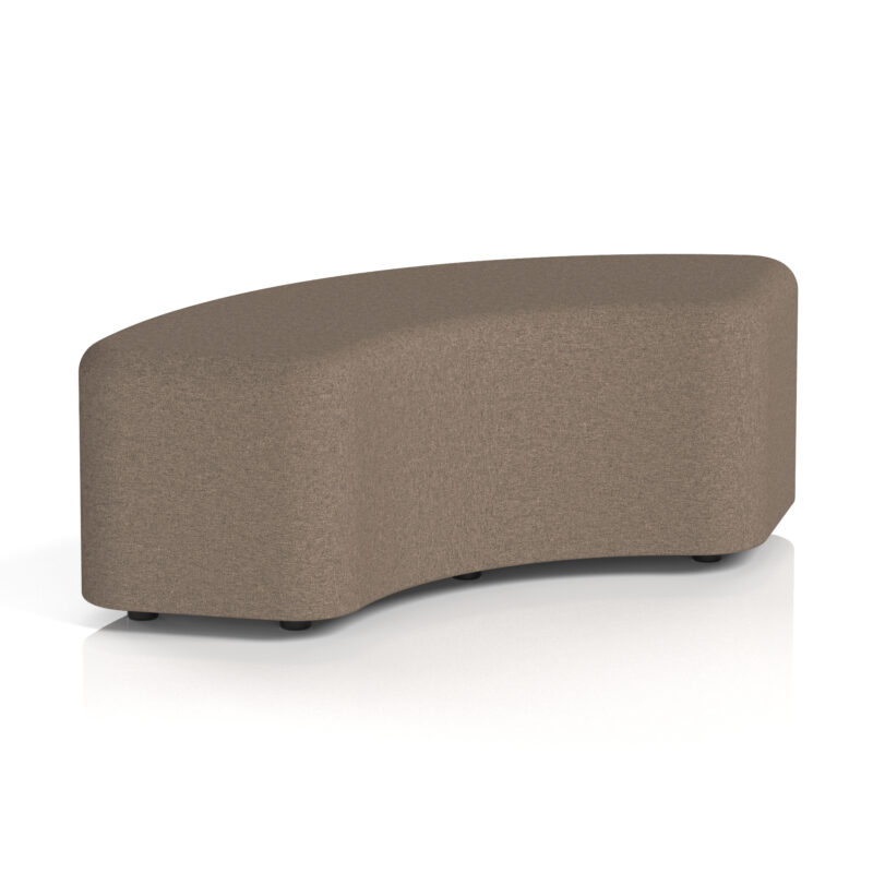 harlestone curved stool in single tone