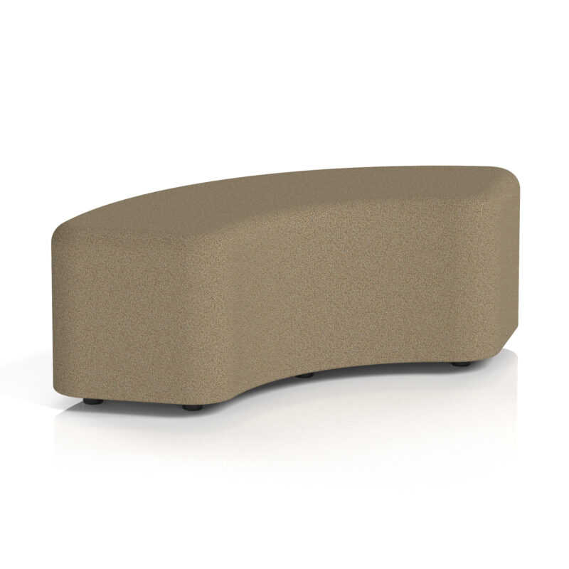 harlestone curved stool in single tone