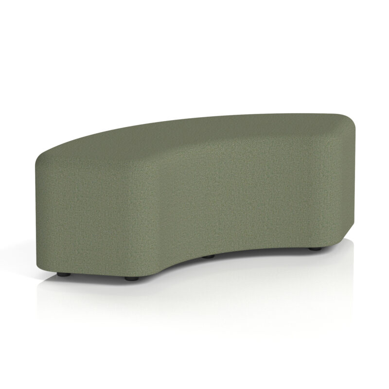 harlestone curved stool in single tone