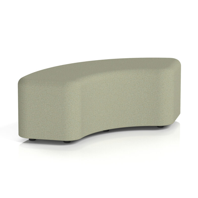harlestone curved stool in single tone
