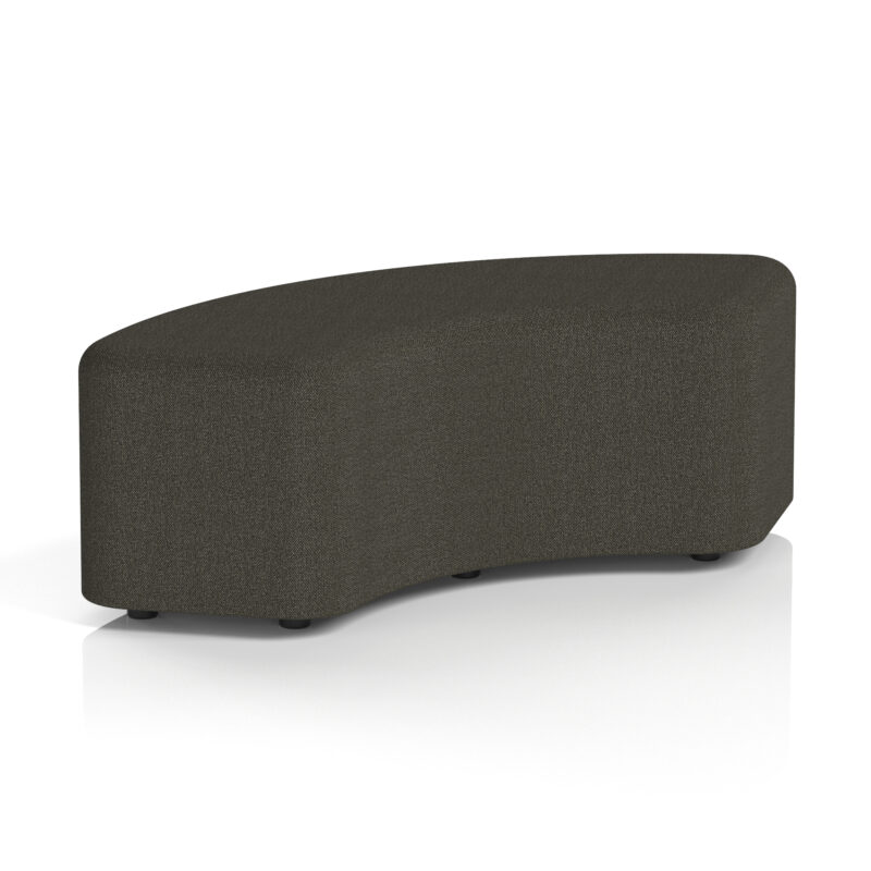 harlestone curved stool in single tone