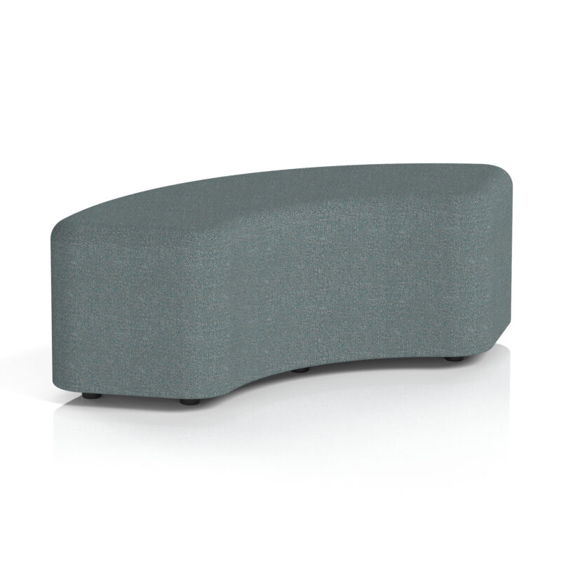 harlestone curved stool in single tone