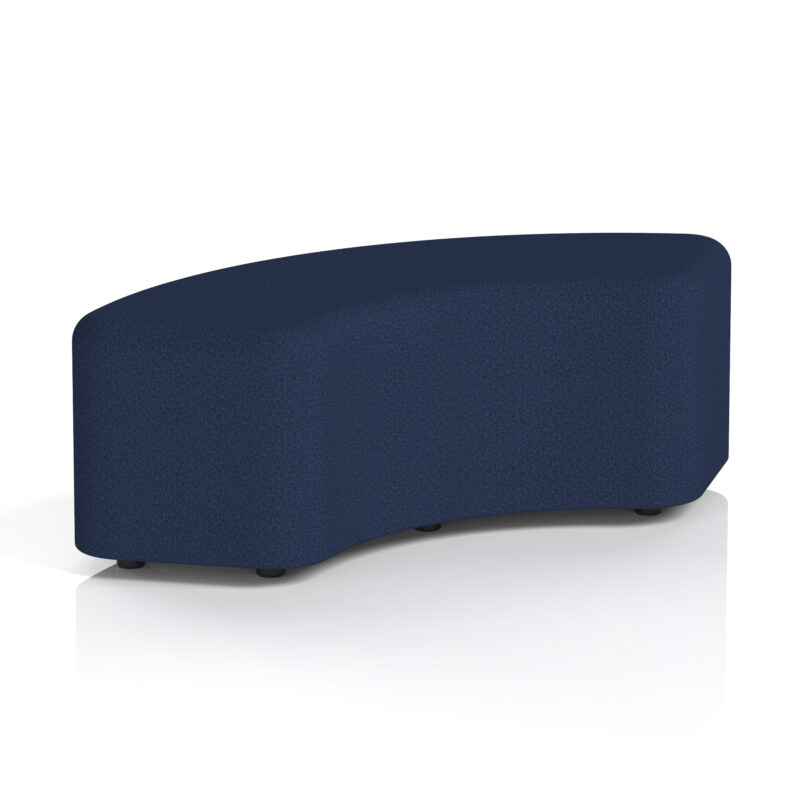 harlestone curved stool in single tone