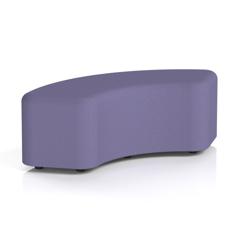 harlestone curved stool in single tone