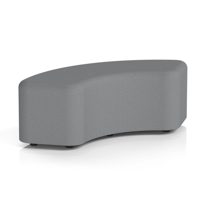 harlestone curved stool in single tone
