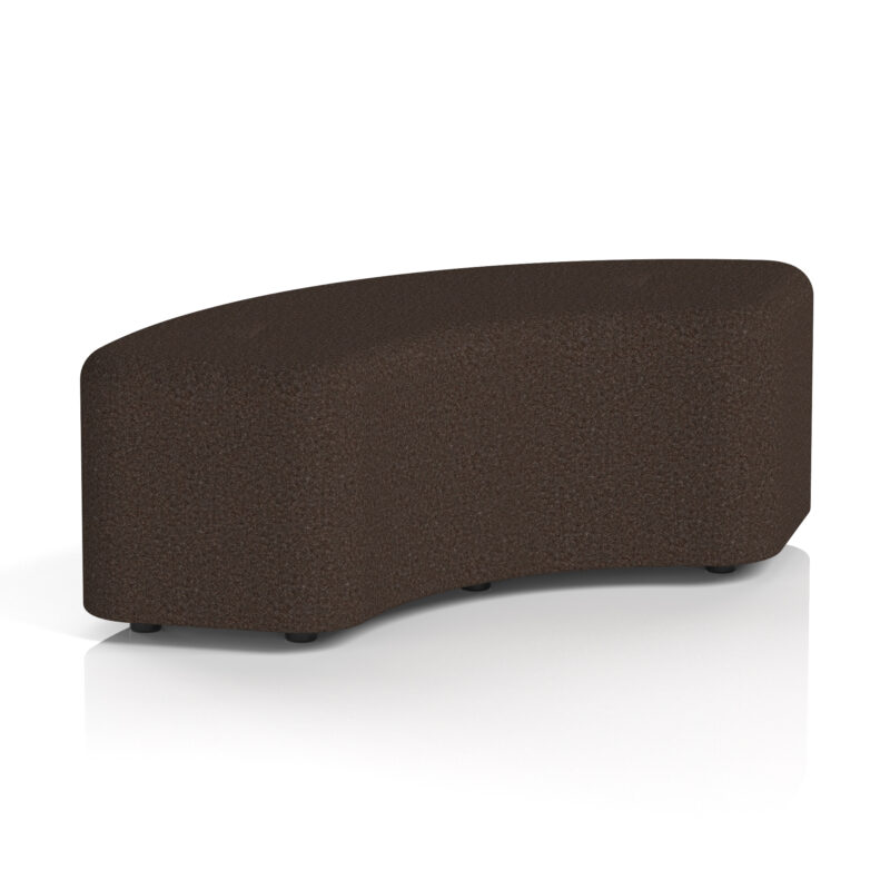 harlestone curved stool in single tone