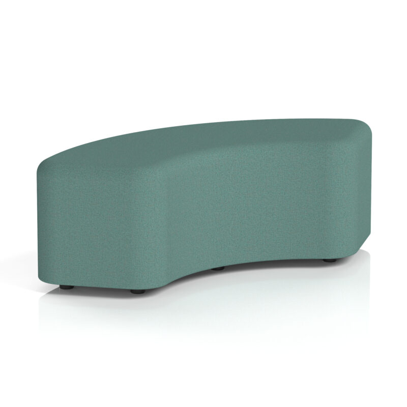 harlestone curved stool in single tone