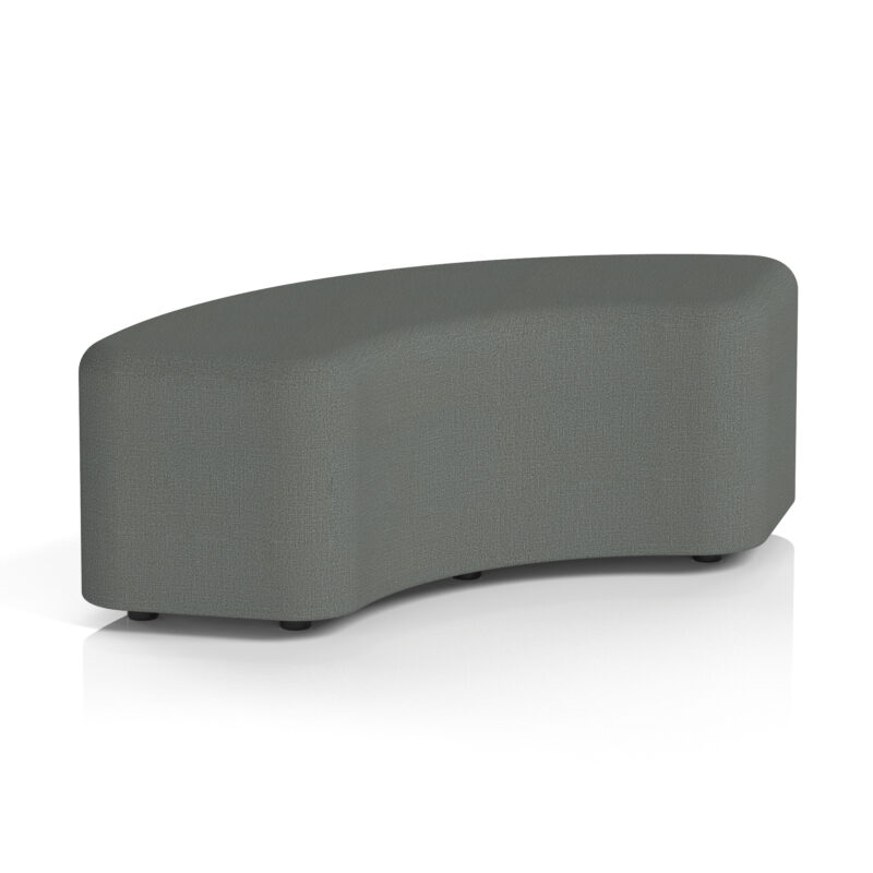 harlestone curved stool in single tone