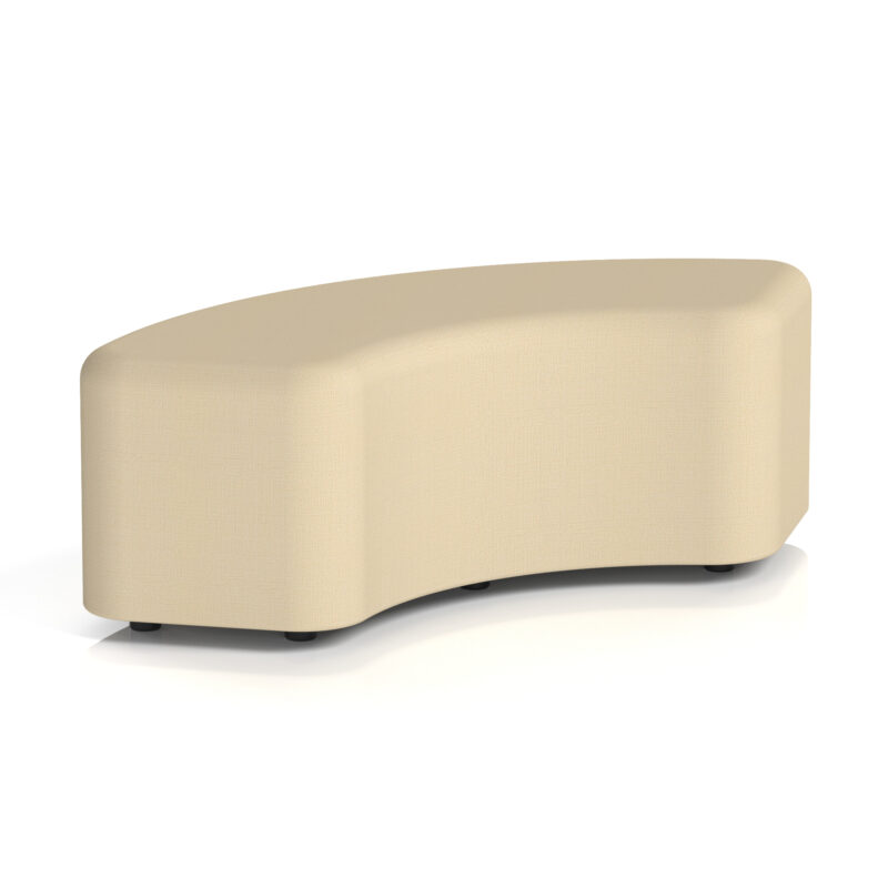harlestone curved stool in single tone