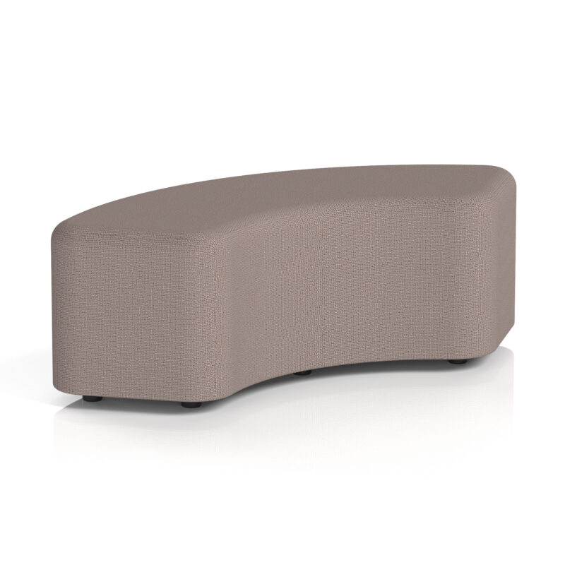 harlestone curved stool in single tone