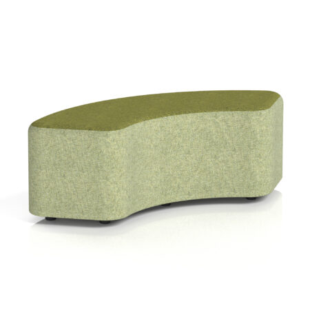 harlestone curved stool in two tone