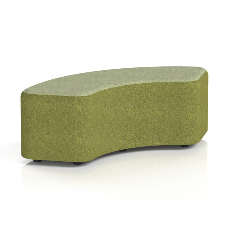 harlestone curved stool in two tone