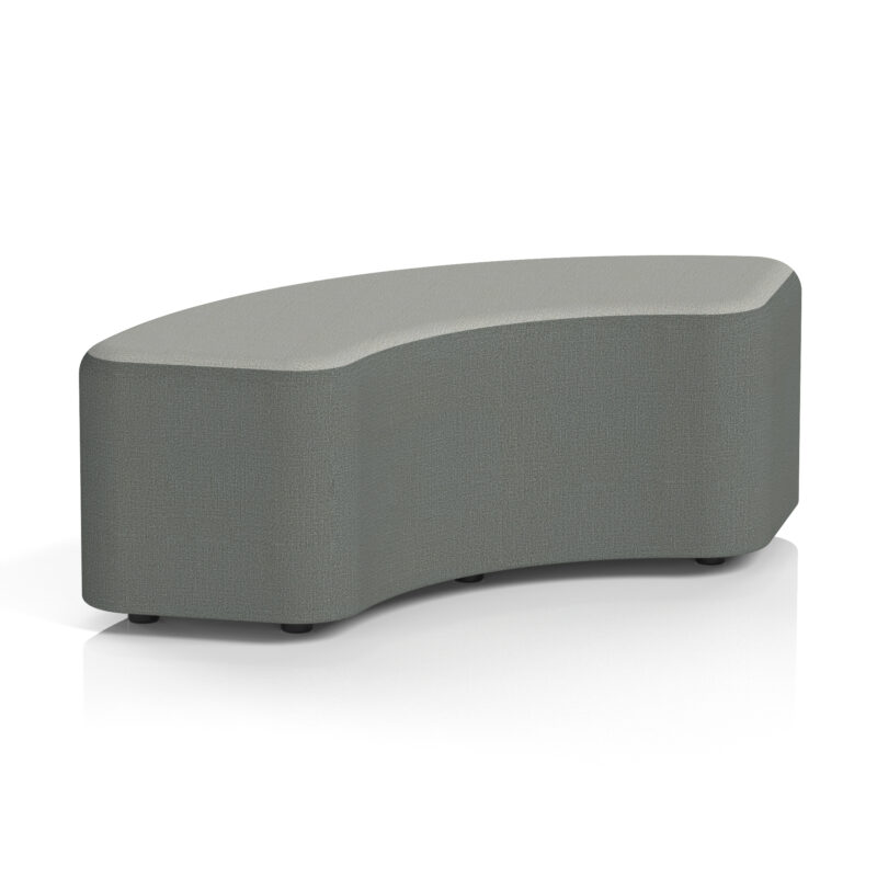 harlestone curved stool in two tone